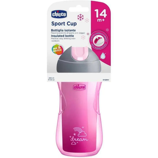 Chicco | Sport cup +14 m pink | 266ml