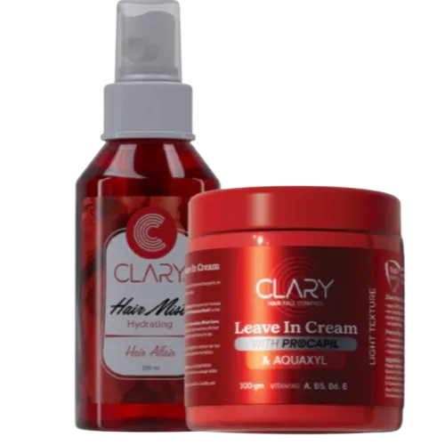 Clary | Hair Mist 200ml + Leave In Cream 300ml Offer