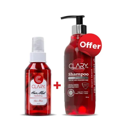 Clary | Hair Shampoo | 300Ml + Hair Mist | 200Ml