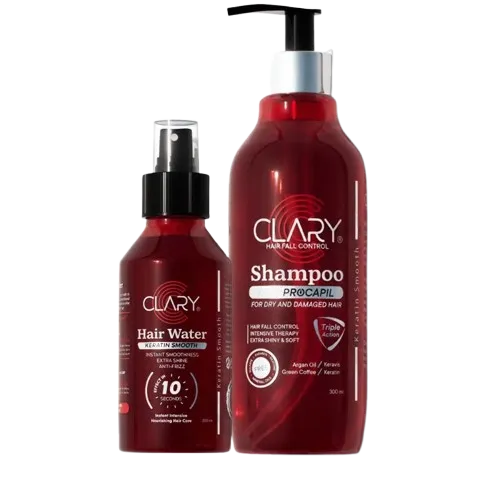 Clary | Shampoo 300ml + Hair Water 200ml Offer
