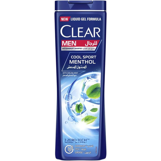 Clear | Men's Anti Dandruff Shampoo 2 In 1 Cool Sport | 360ML