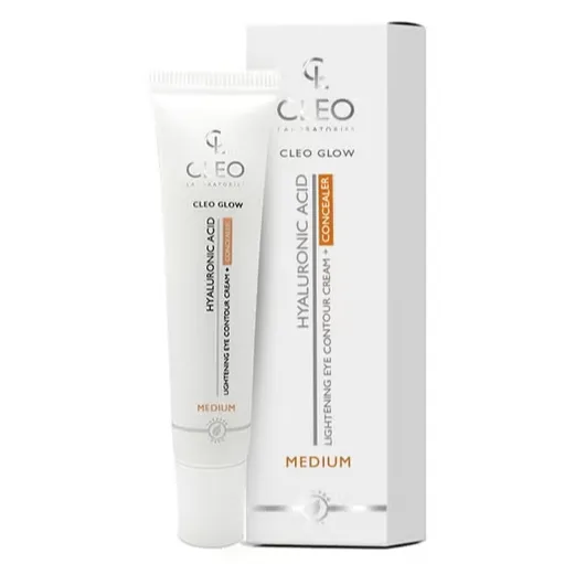 Cleo | Glow Hyaluronic Acid Lightening Eye Contour Concealer Medium | 15ml