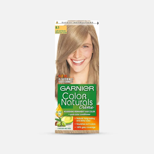 Garnier | Color Naturals Hair Color | 8.1 Light Ash Blonde 15%