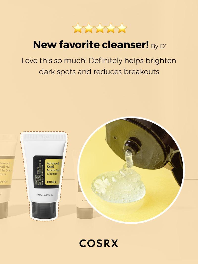 COSRX All About Snail Kit skincare routine information