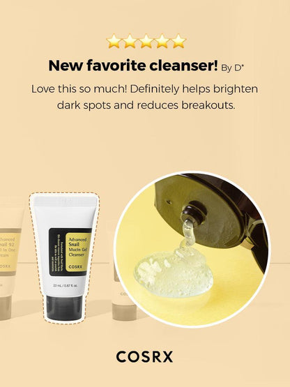 COSRX All About Snail Kit skincare routine information