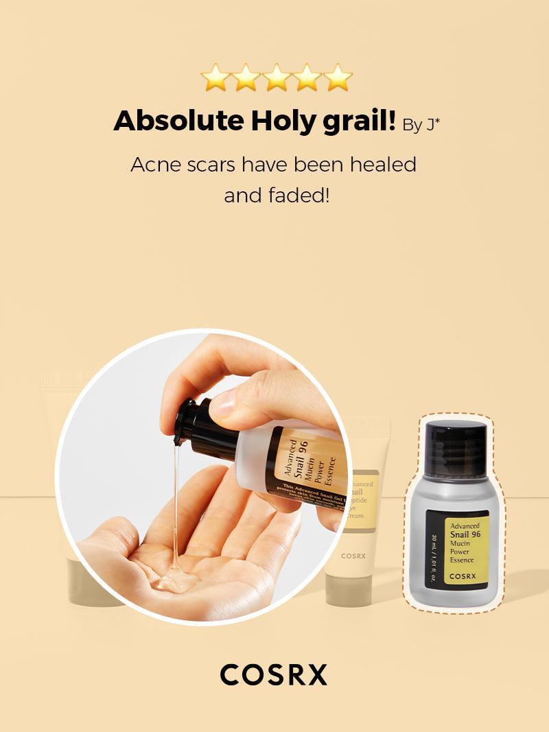 COSRX All About Snail Kit texture and application
