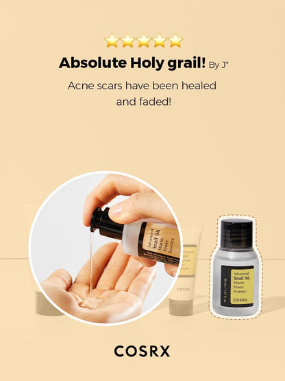 COSRX All About Snail Kit texture and application