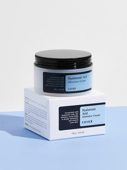 COSRX Hyaluronic Acid Intensive Cream 100g jar and box