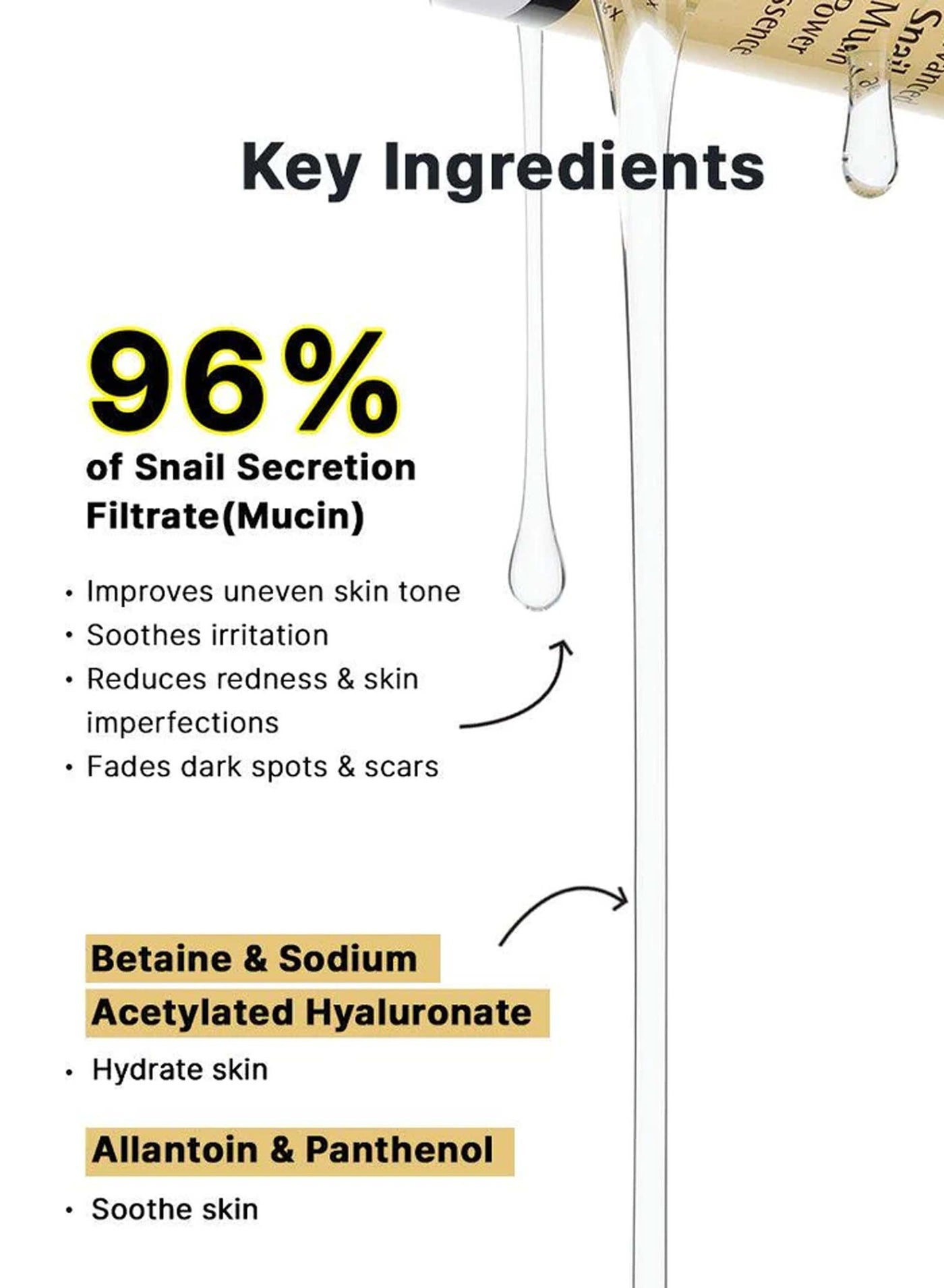 COSRX Advanced Snail 96 Mucin Power Essence 100ml texture and details