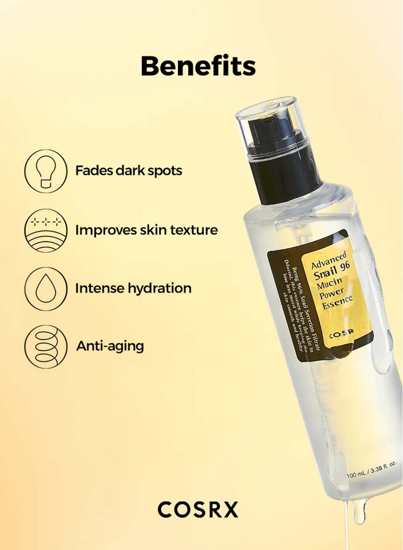COSRX Advanced Snail 96 Mucin Power Essence 100ml usage image