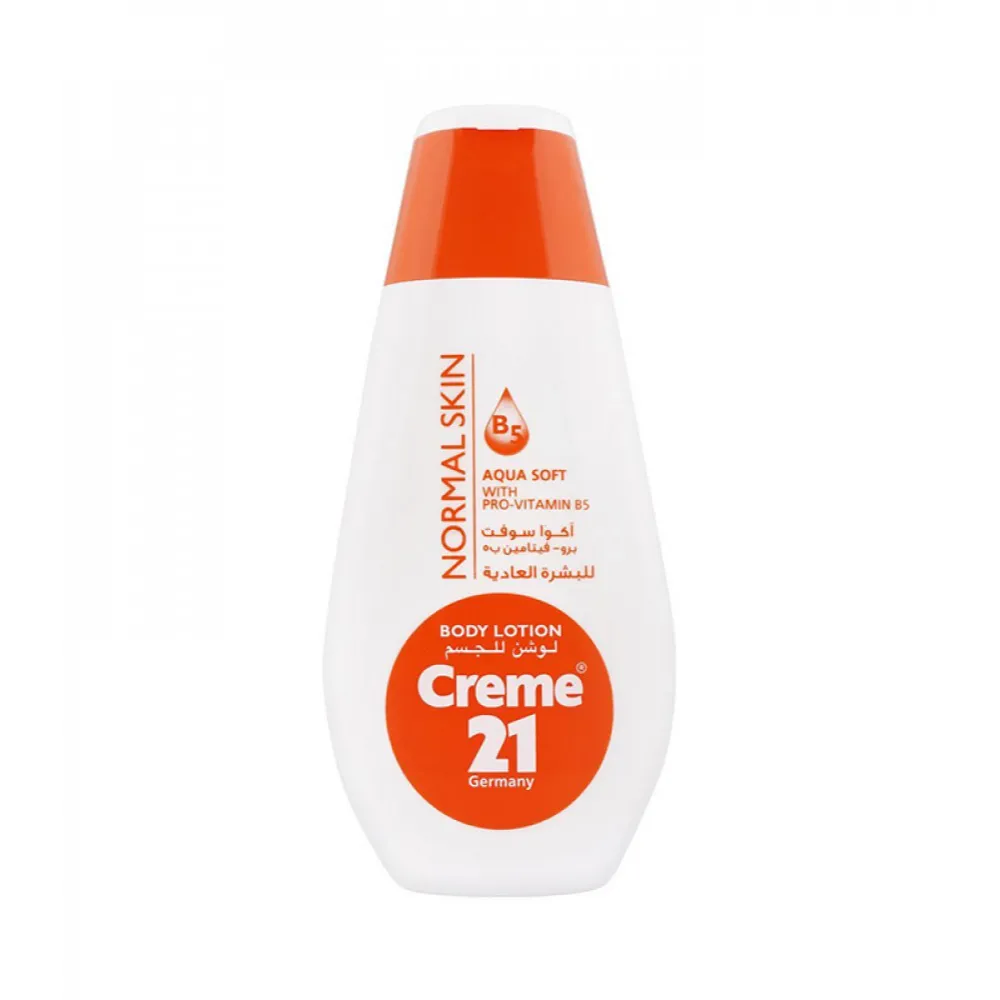 Creme 21 | Aqua Soft Body Lotion with Provitamin B5 for Normal Skin | 250ml
