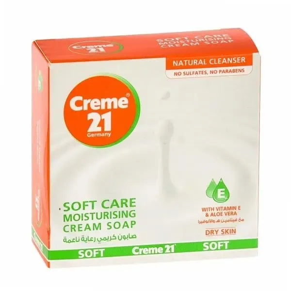Creme 21 | Soft Care Moisturising Cream Soap | 125gm