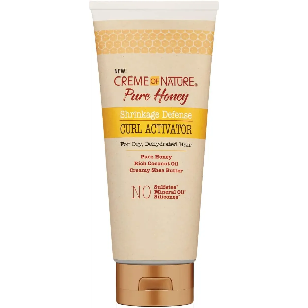 Creme of Nature Curl Activator Pure Honey Formula Coconut Oil & Shea Butter for Dry, Frizzy Hair | 310ml