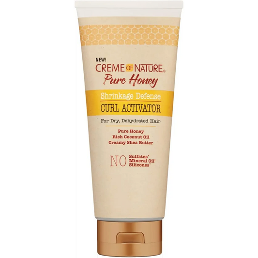 Creme of Nature Curl Activator Pure Honey Formula Coconut Oil & Shea Butter for Dry, Frizzy Hair | 310ml