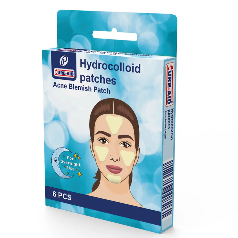 Cure Aid | Hydrocolloid Patches | 6 Pcs