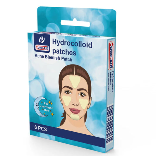Cure Aid | Hydrocolloid Patches | 6 Pcs