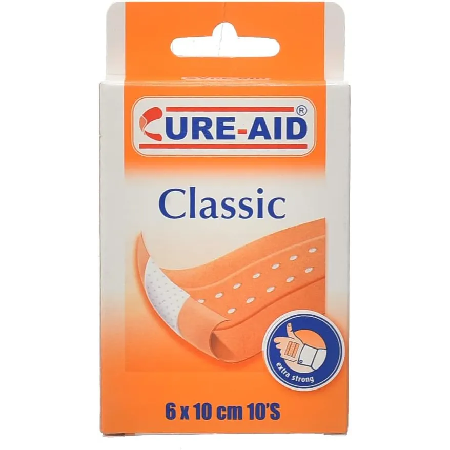 Cure Aid | Plaster Classic 6x10cm | 10Pcs