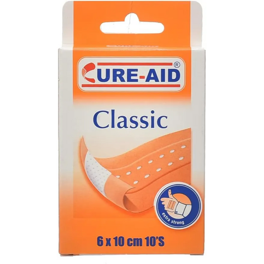 Cure Aid | Plaster Classic 6x10cm | 10Pcs