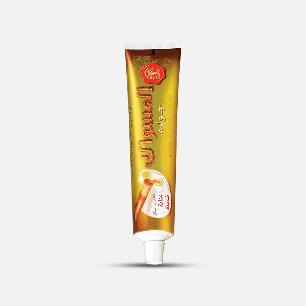 Dabur | Miswak Gold Fresh Toothpaste Al Arak Extracts Strong Teeth & Healthy Gums Fights Plaque | 75gm