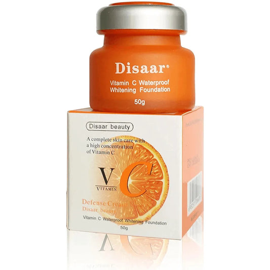 Disaar Beauty | Vitamin C Whitening Whitening Foundation Face Cream | 50gm