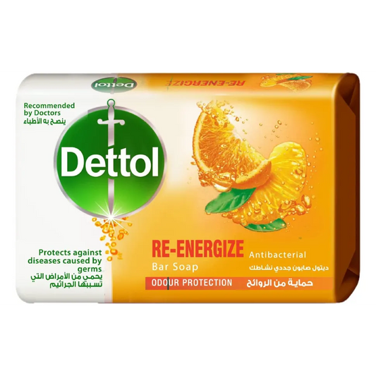 Dettol | Anti-Bacterial Bar Soap Re Energize | 125gm