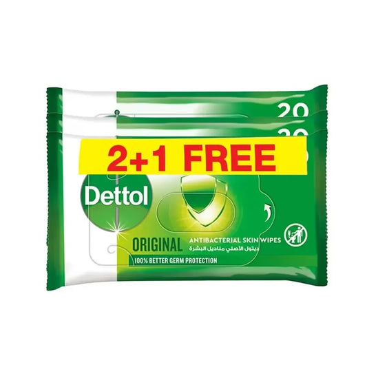 Dettol | Wet Wipes | 2+1 Free