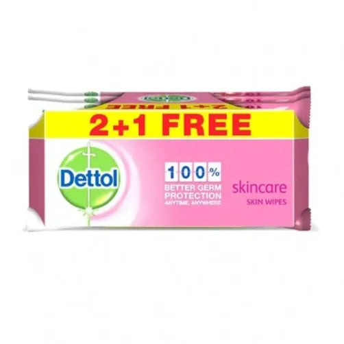 Dettol | sensitive wipes | 10 wipes (offer 2+1)