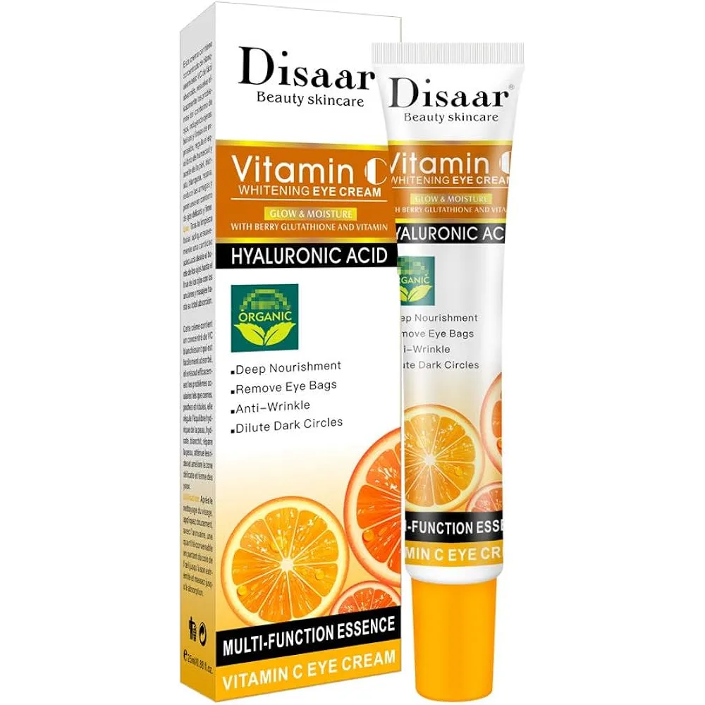 Disaar | Whitening Eye Cream with Vitamin C & Hyaluronic Acid | 25ml