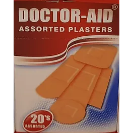 Doctor Aid | Assorted Plasters | 20 Pcs