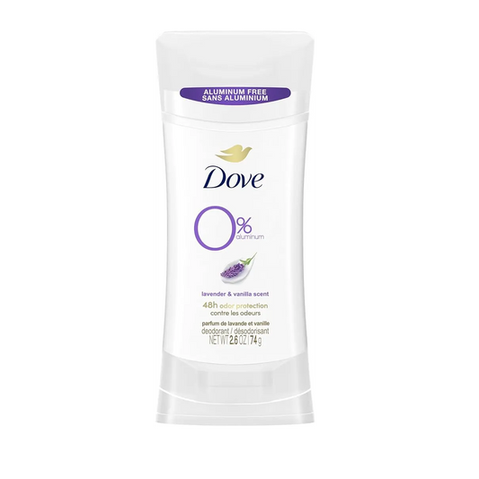 Dove | 0% Aluminum Deodorant Stick Lavender and Vanilla | 74g