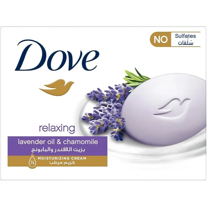 Dove | Bar soap Relaxing Lavender Beauty Bar with Lavender and Chamomile Scent moisturizing cream | 90Gm