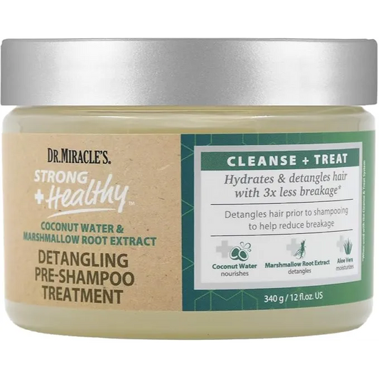 Dr. Miracle | Strong & Healthy Detangling Pre-Shampoo | 340gm