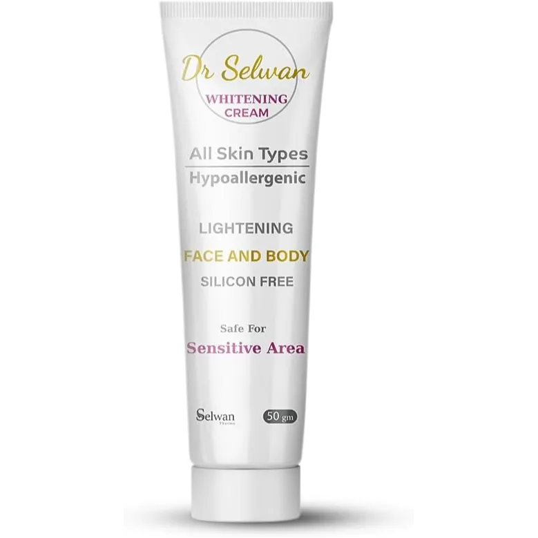 Dr Selwan | Whitening Cream Face & Body & Sensitive Area | 50gm