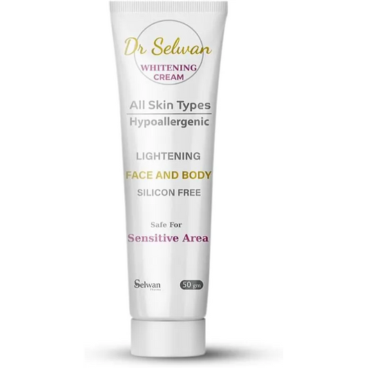 Dr Selwan | Whitening Cream Face & Body & Sensitive Area | 50gm