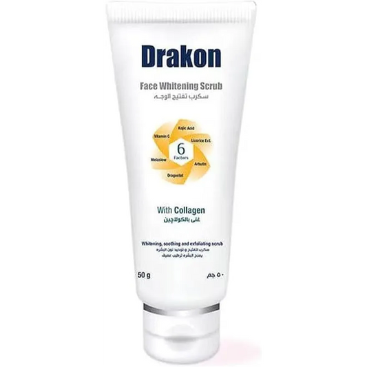 Drakon | Face Whitening Scrub with Collagen | 50gm