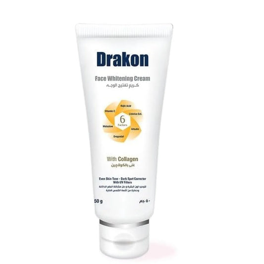 Drakon | Whitening & Anti-Dark Spot Face Cream with Collagen | 50gm
