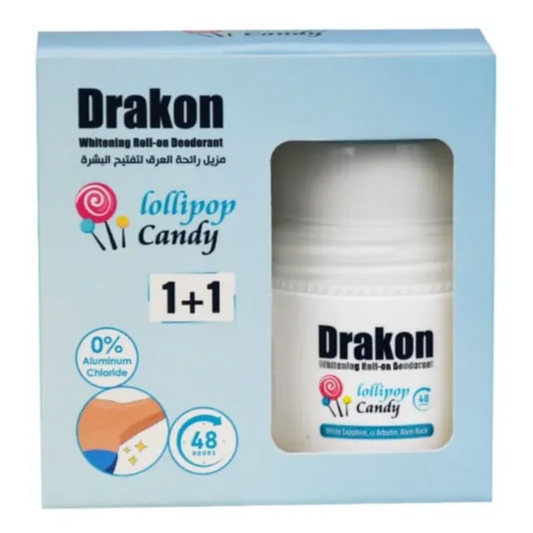 1+1 Drakon | Whitening Roll on Deodorant Lollipop Candy | 50ml