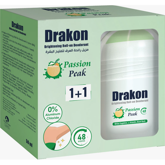 Drakon | Whitening Roll-On Deodorant Passion Peak | 50ml 1+1