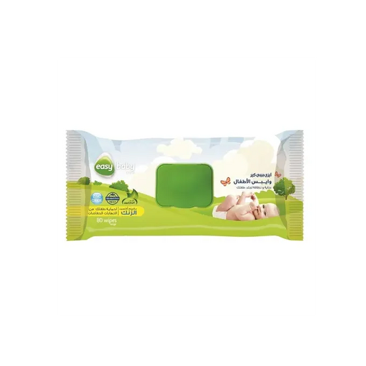 Easy Care | Baby Wipes for Sensitive Skin | 80 Wipes