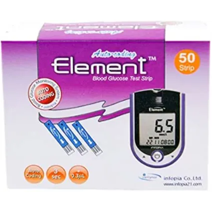 Element | Blood Glucose Test Strips | 50pcs