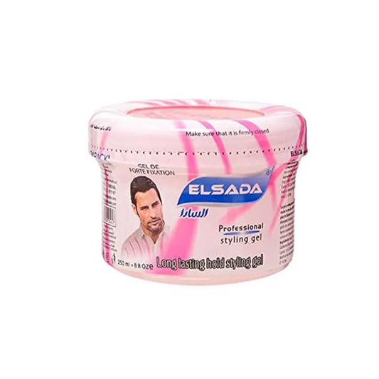 ElSada | Long Lasting Professional Hair Styling Gel Pink | 250ml