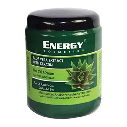 Energy | Hot Oil Cream Aloe Vera Extract Oil Cream With Keratin | 500ml