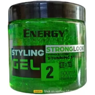 Energy | Strong Look Hair Styling Gel - Green | 500ml