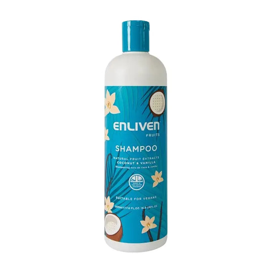 Enliven Shampoo Natural Fruit Extracts Coconut & Vanilla | 500ml