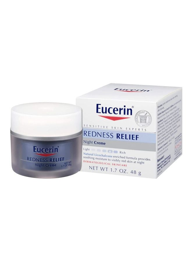 Eucerin Redness Relief Soothing Night Creme 1.7 oz packaging