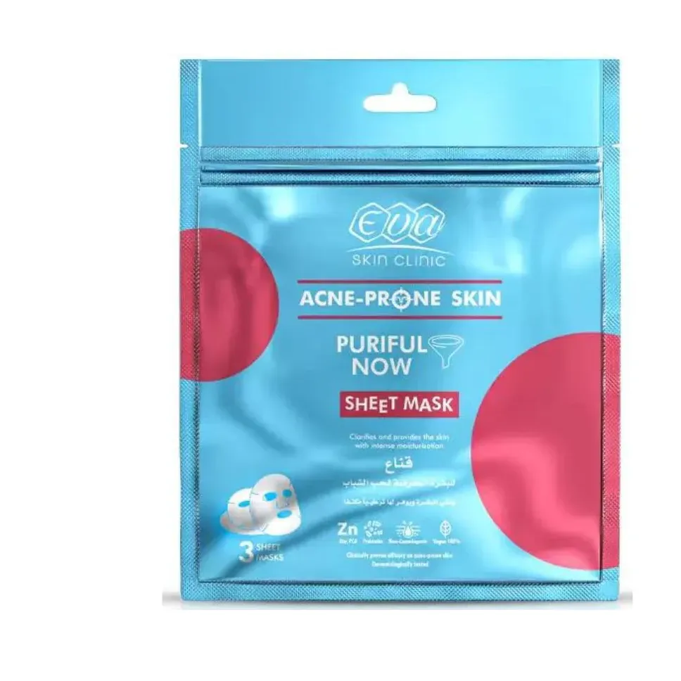 Eva | Skin Clinic Acne-Prone Skin Sheet Mask | 3 sheetmasks
