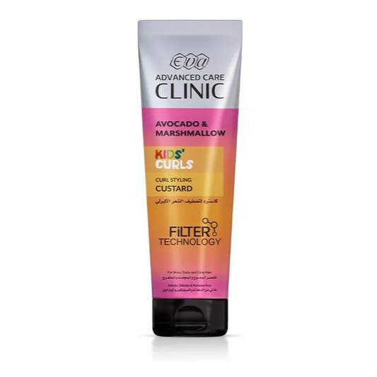 Eva | Advanced Care Clinic Kids Curls Curl Styling Custard For Wavy Curly And Coily Hair | 230Ml