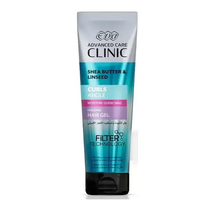 Eva | Advanced Care Clinic Shea Butter And Linseed Hair Gel For Wavy Curly And Coily Hair | 230Ml
