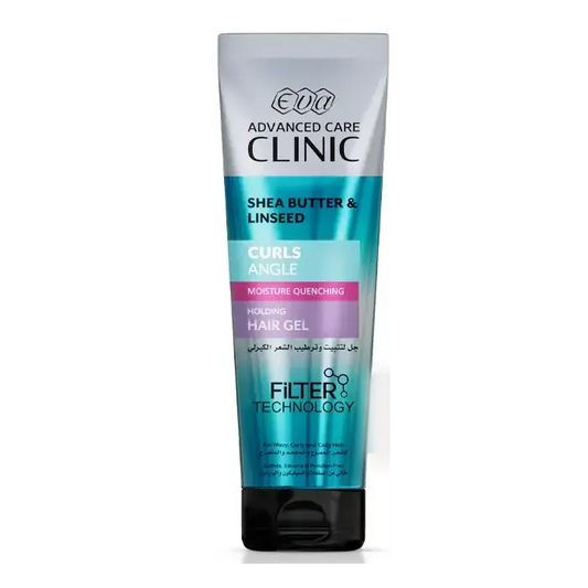 Eva | Advanced Care Clinic Shea Butter And Linseed Hair Gel For Wavy Curly And Coily Hair | 230Ml