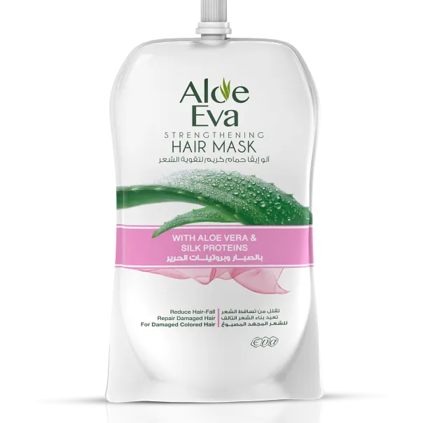 EVA | Aloe Eva Hair Mask Pouch With Aloe Vera & Silk Proteins | 250gm